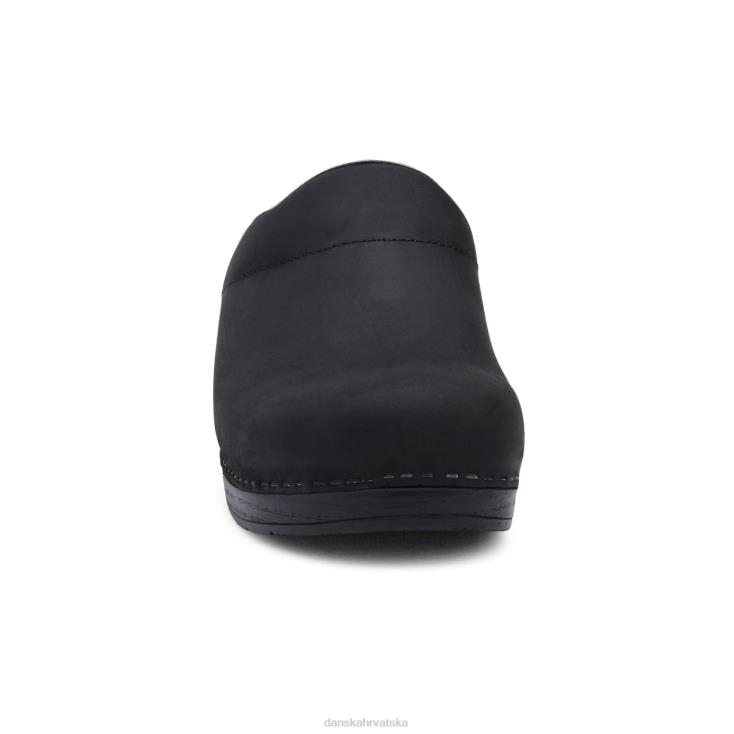 muškarci crno nauljen natikače i natikače Dansko karl LX08Z280