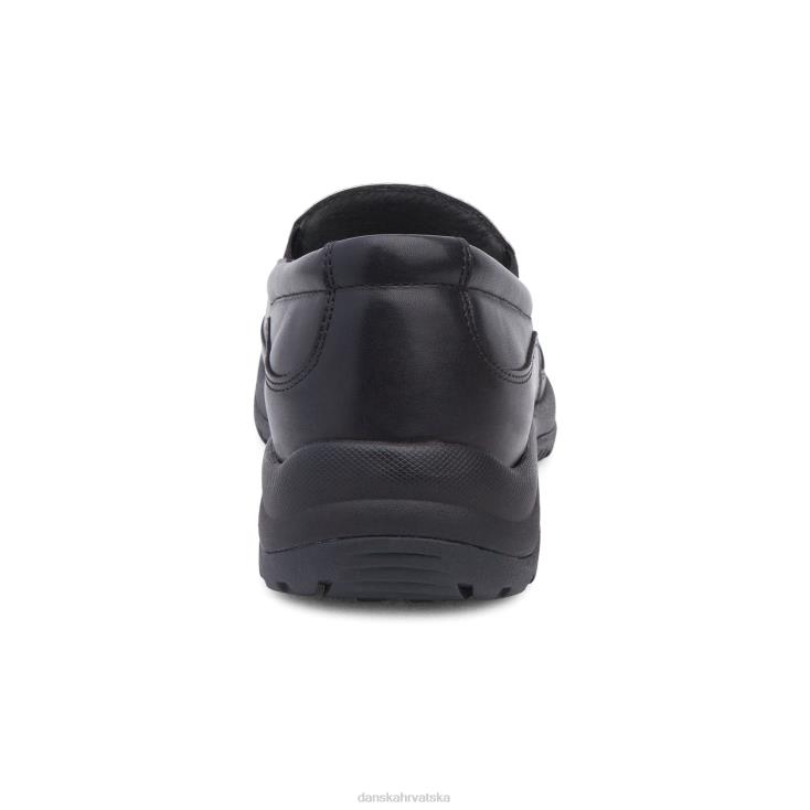 muškarci crno puno zrno natikače i natikače Dansko wayne LX08Z281