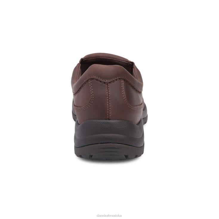 muškarci smeđa distressed natikače i natikače Dansko wynn LX08Z276