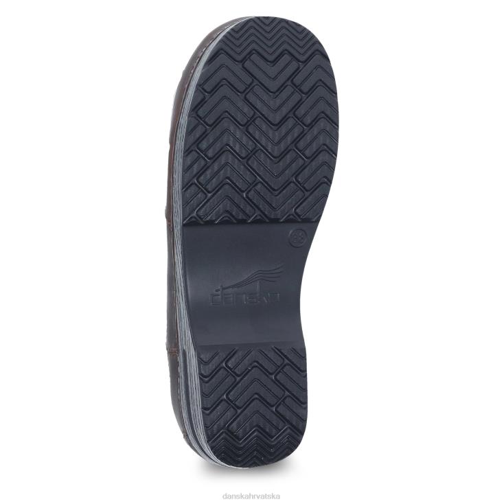 žene starinsko smeđe nauljeno čizme i čizme Dansko Frankie LX08Z222