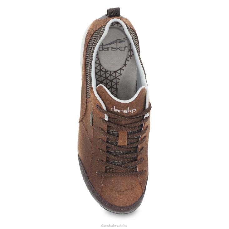 žene smeđi brunirani antilop mule i natikače Dansko paisley LX08Z293