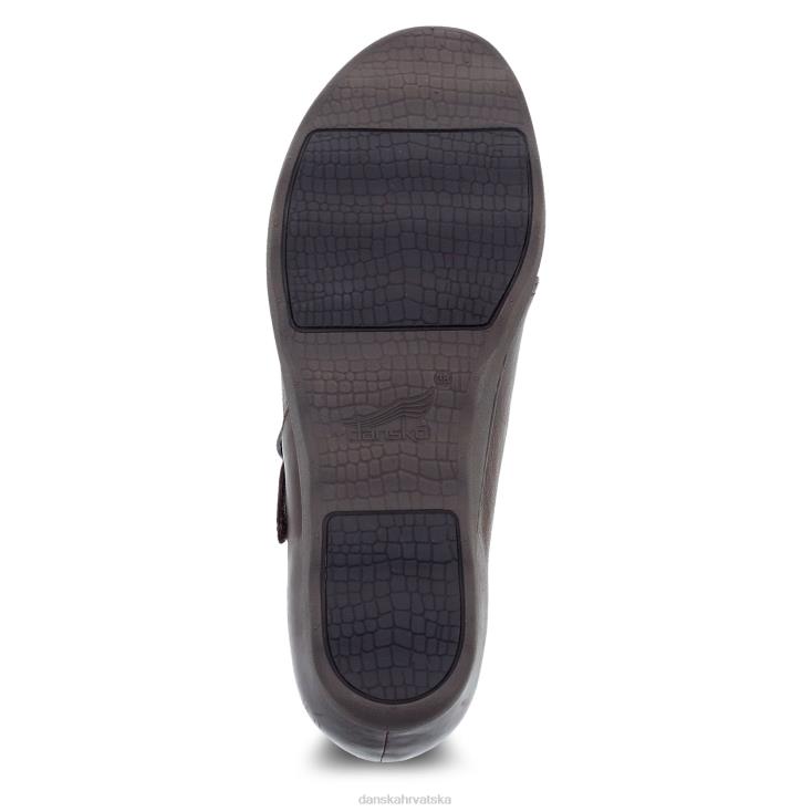 žene smeđi brunirani nubuk potpetice i klinove Dansko marisa LX08Z249