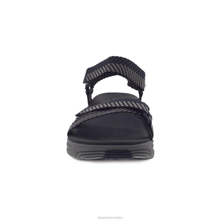 žene crna mreža u obliku riblje kosti sandale Dansko racquel LX08Z68