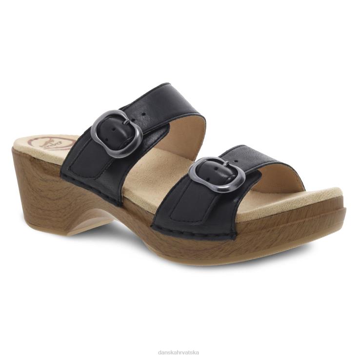 žene crno puno zrno sandale Dansko sophie LX08Z137