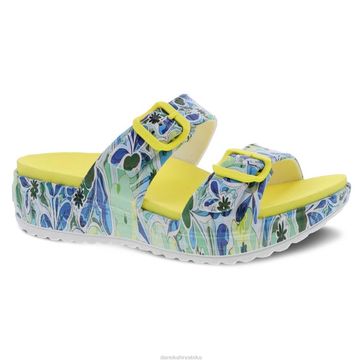 žene hipi cvjetni sandale Dansko kandi LX08Z93