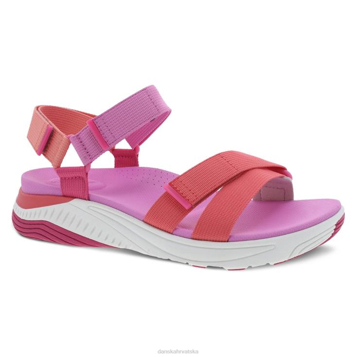 žene strawberry multi webbing sandale Dansko racquel LX08Z64