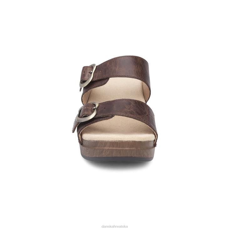 žene teak vintage pull up sandale Dansko sophie LX08Z138