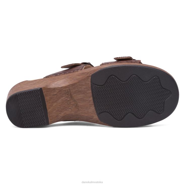 žene teak vintage pull up sandale Dansko sophie LX08Z138